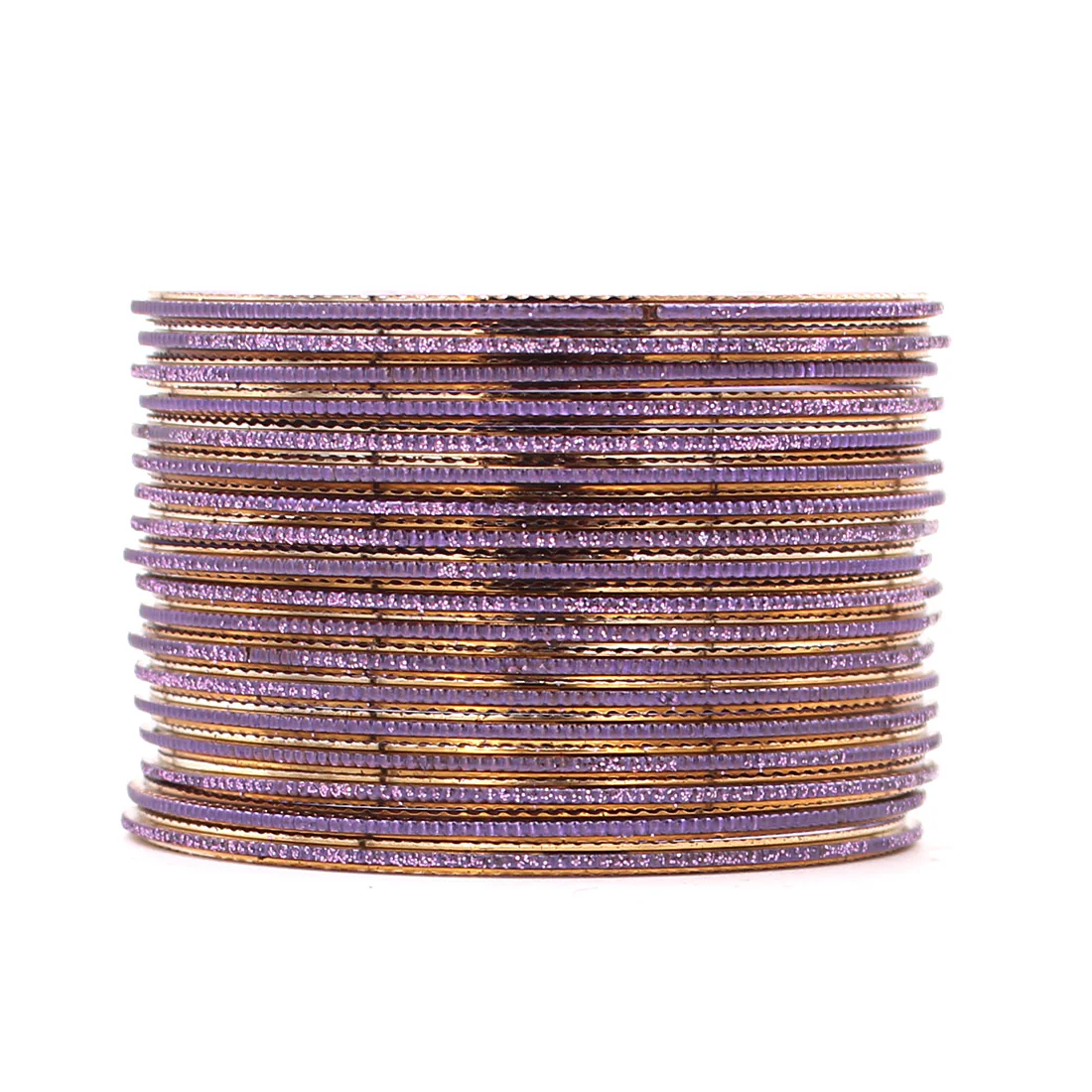 Shining Glitter Bangles with golden borders by Leshya - Image 9
