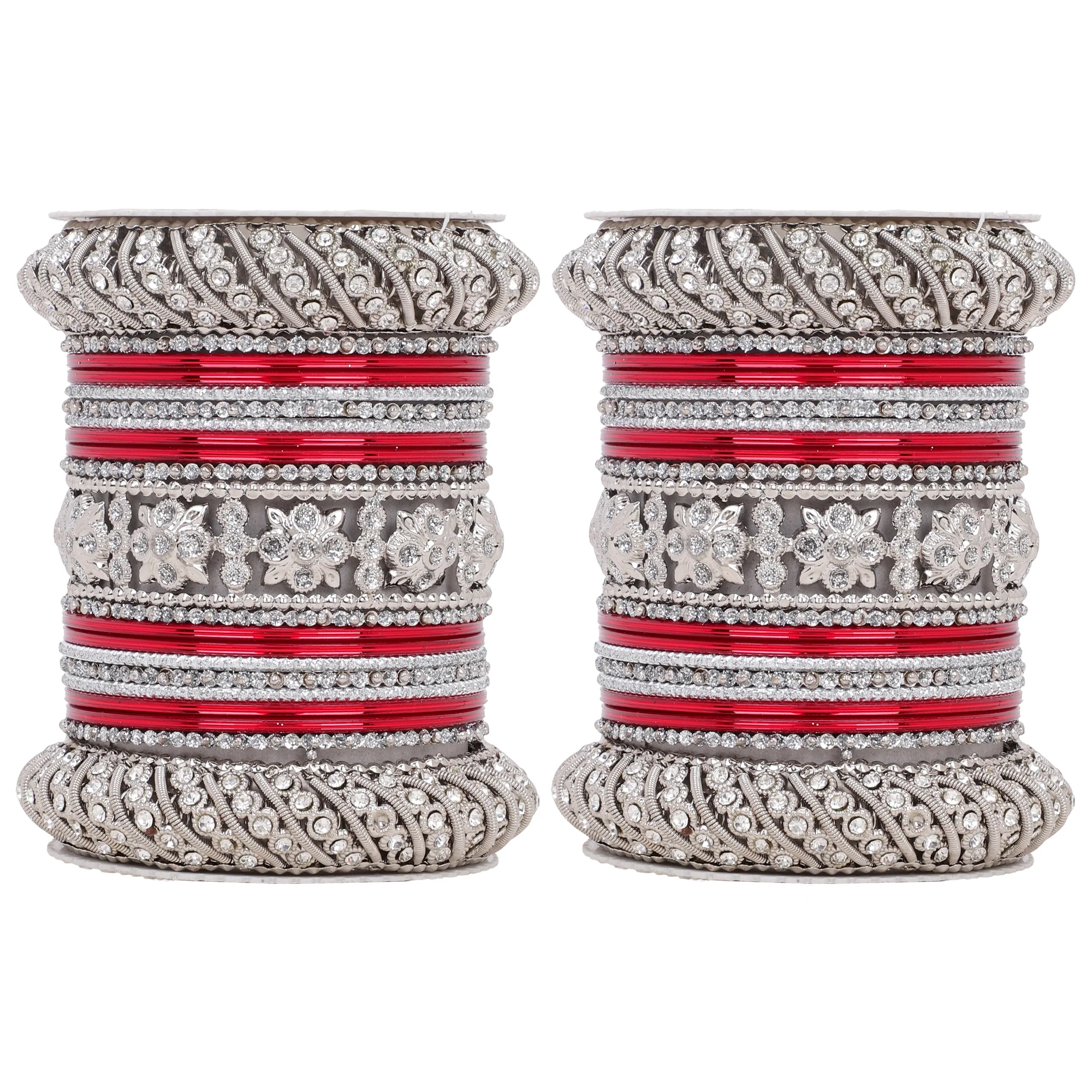Silver Pacheli Bangle set by Leshya - Image 12