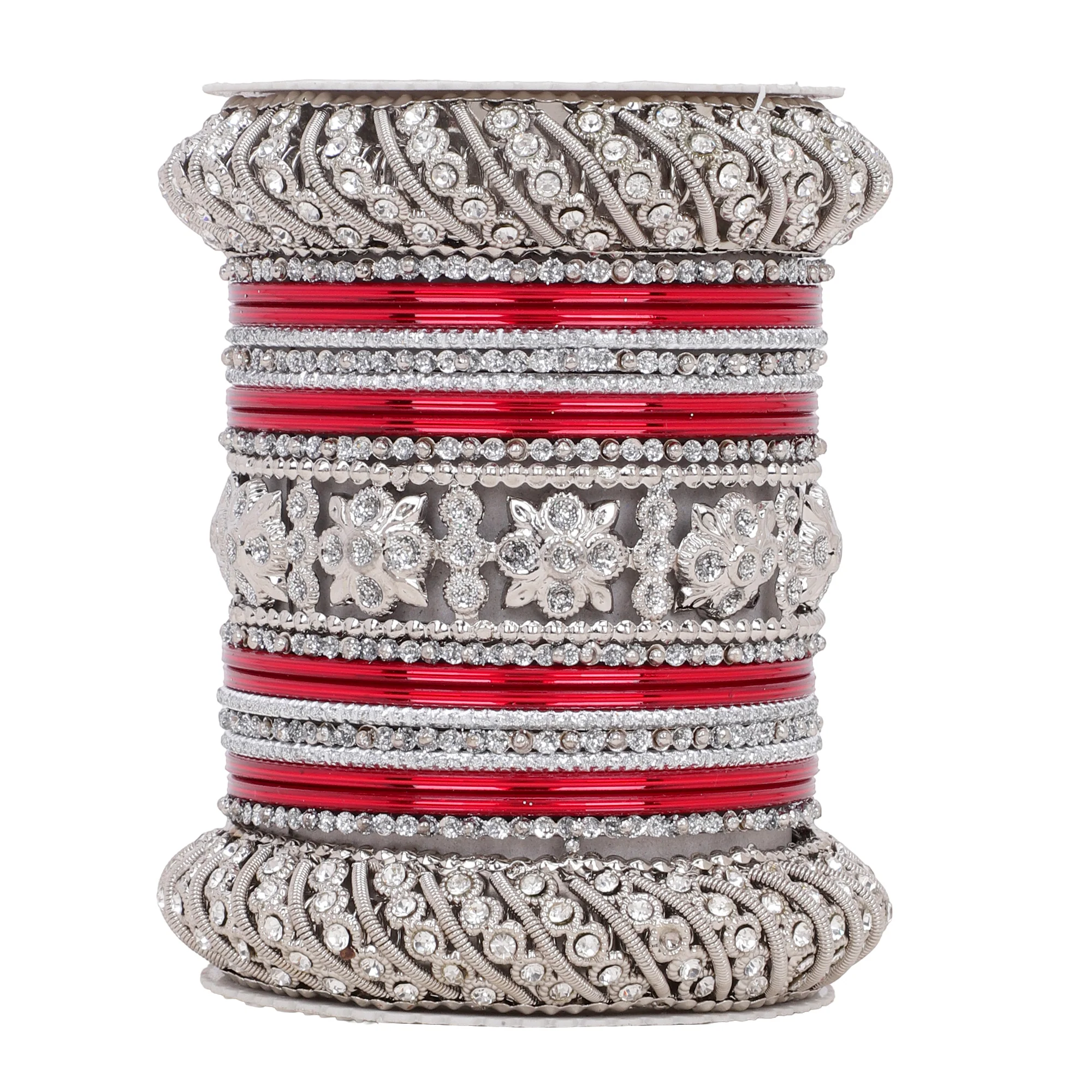 Silver Pacheli Bangle set by Leshya - Image 13
