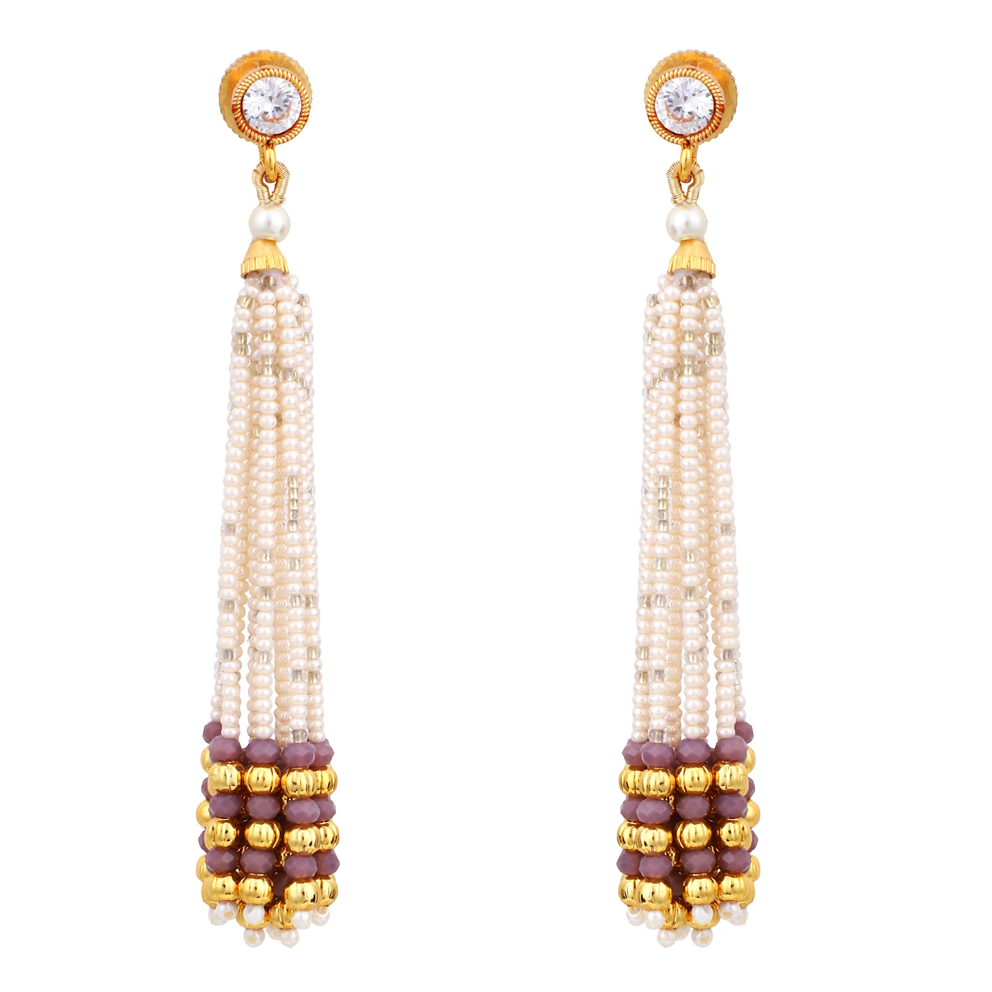 Beaded Jewelery Choker Set with Earring by Leshya - Image 2