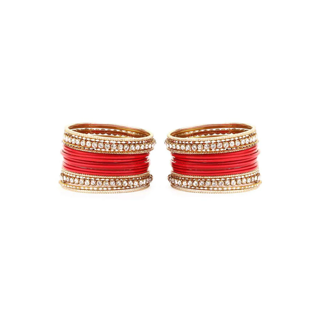 Simple Matte Textured Stone Bangle Set - Image 13