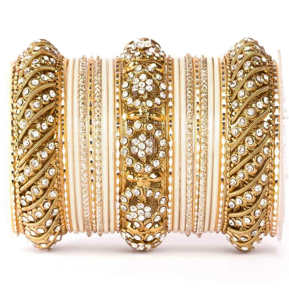 Solid Colored Bangle Set For One Hand - Image 2