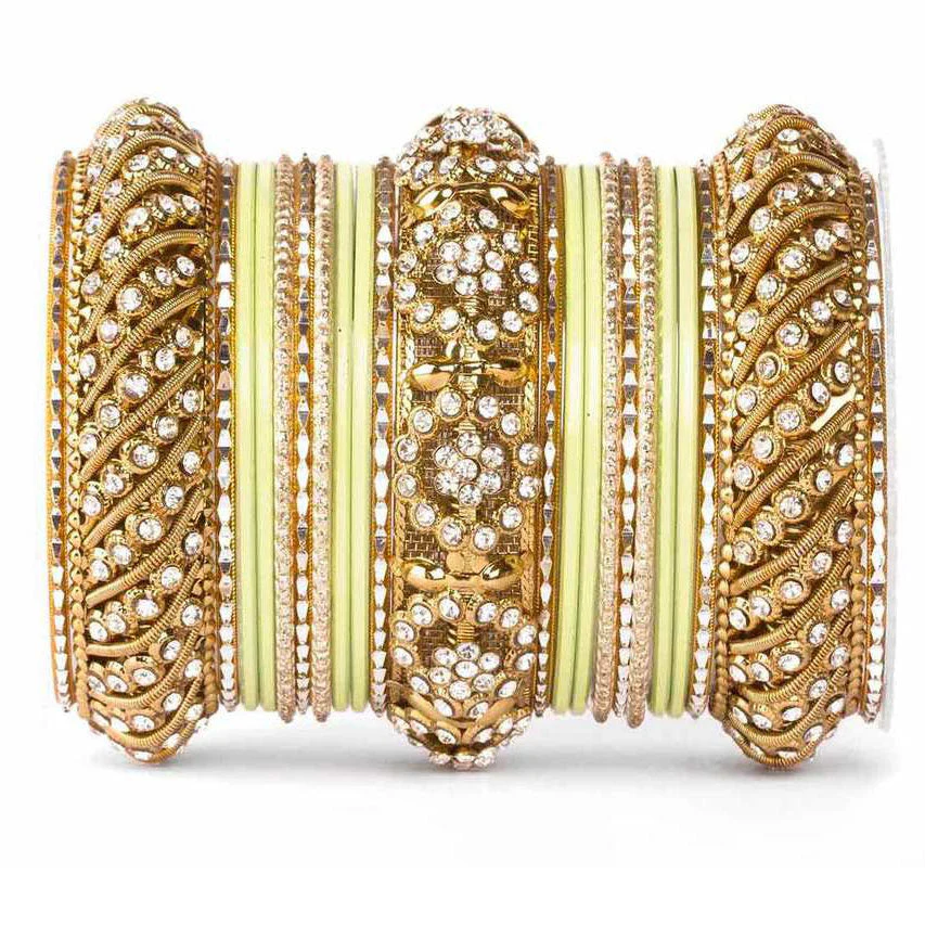 Solid Colored Bangle Set For One Hand - Image 7