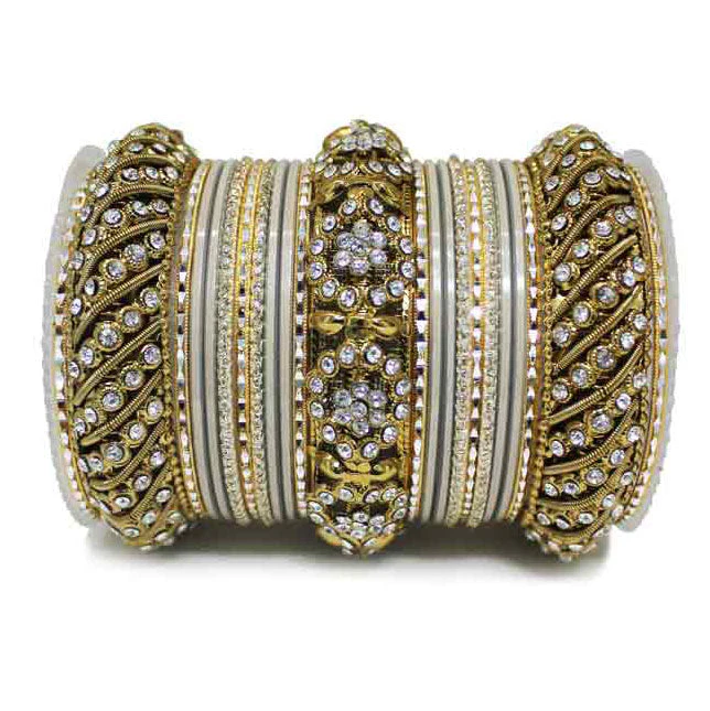 Solid Colored Bangle Set For One Hand - Image 8