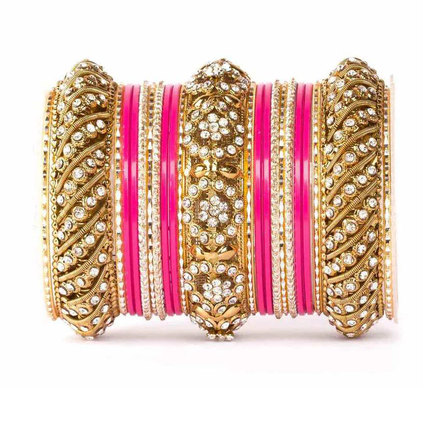 Solid Colored Bangle Set For One Hand - Image 3