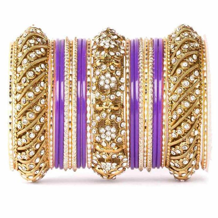 Solid Colored Bangle Set For One Hand - Image 4