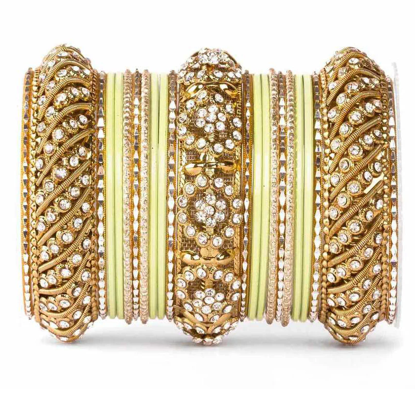Solid Colored Bangle Set For One Hand - Image 7