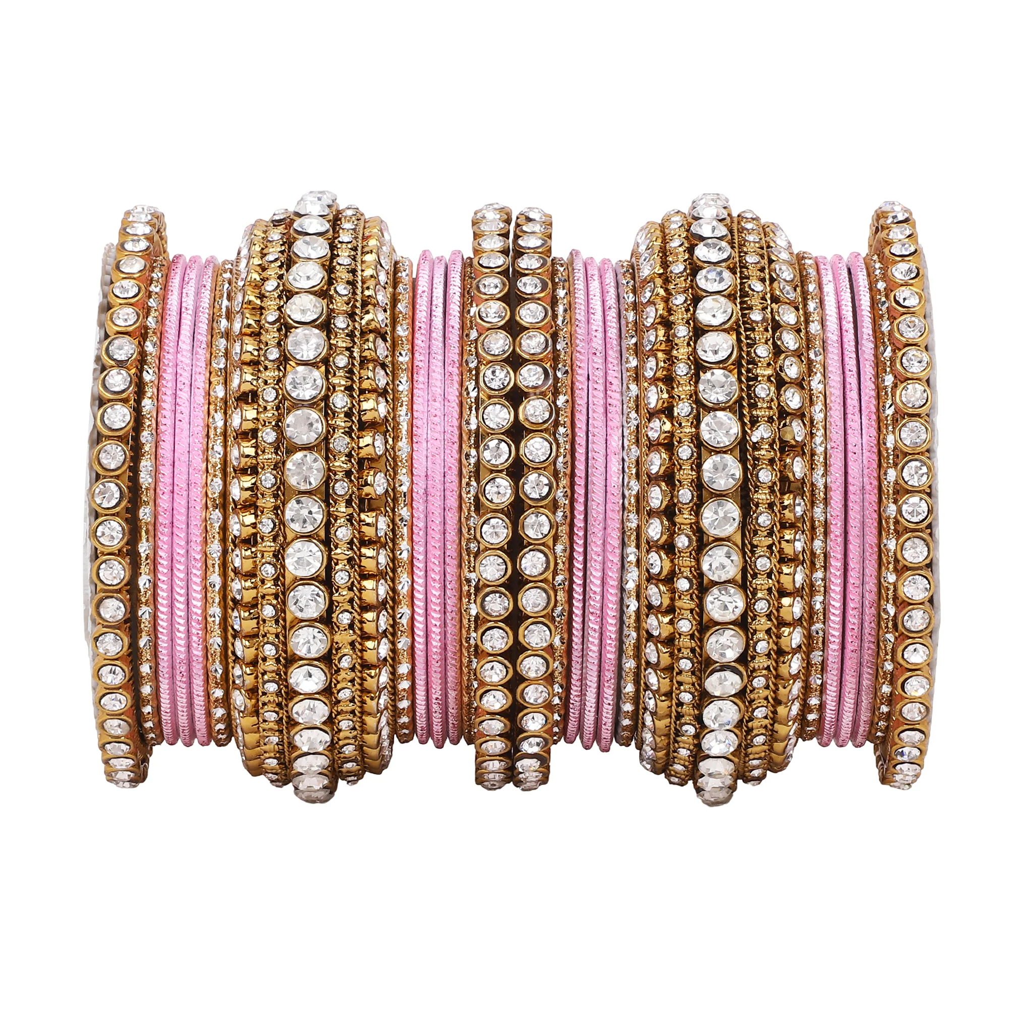 Stone bangle set with shimmer Bangles by Leshya - Image 12