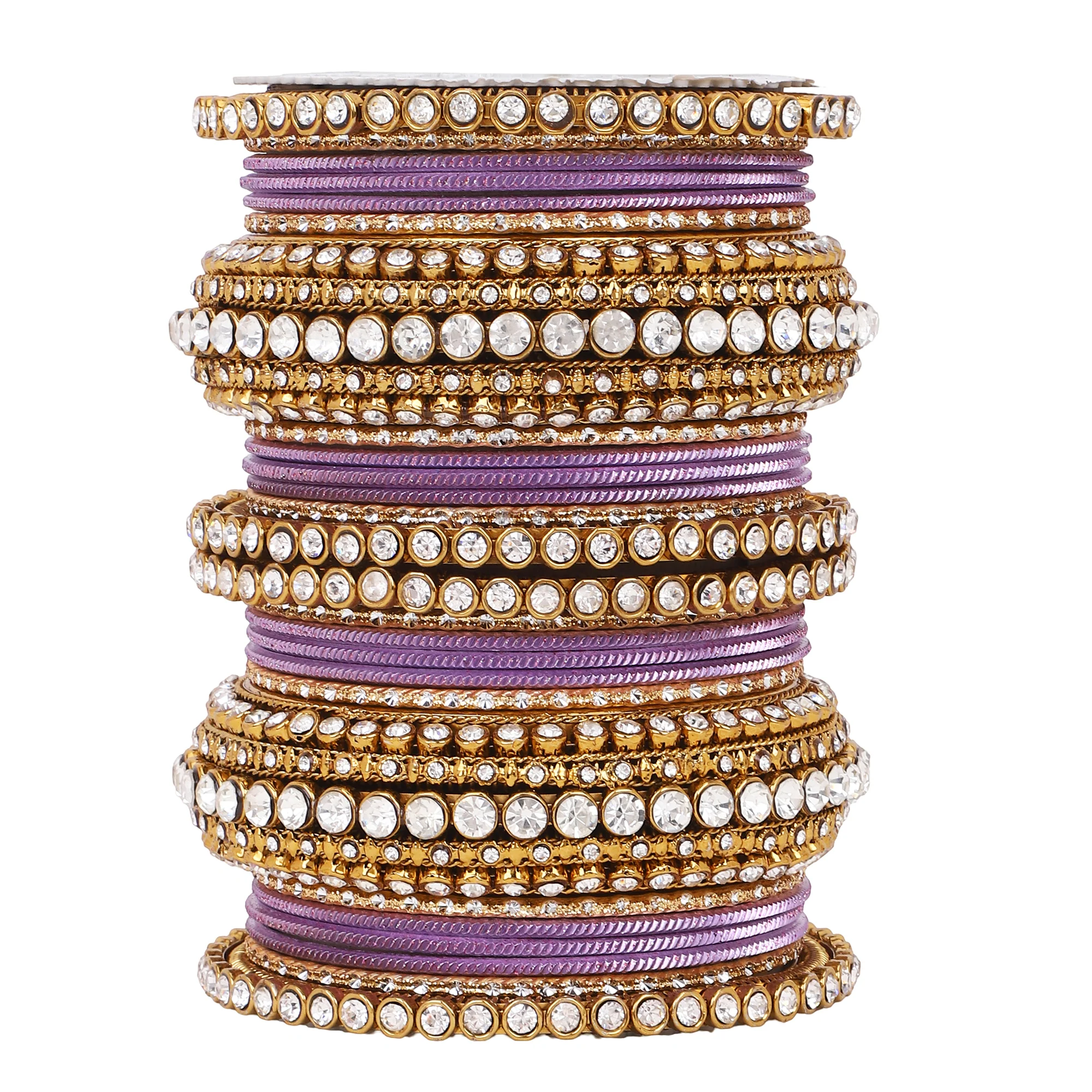 Stone bangle set with shimmer Bangles by Leshya - Image 14