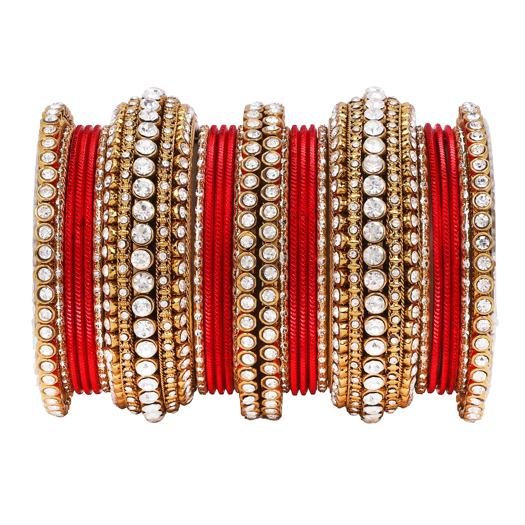 Stone bangle set with shimmer Bangles by Leshya - Image 18