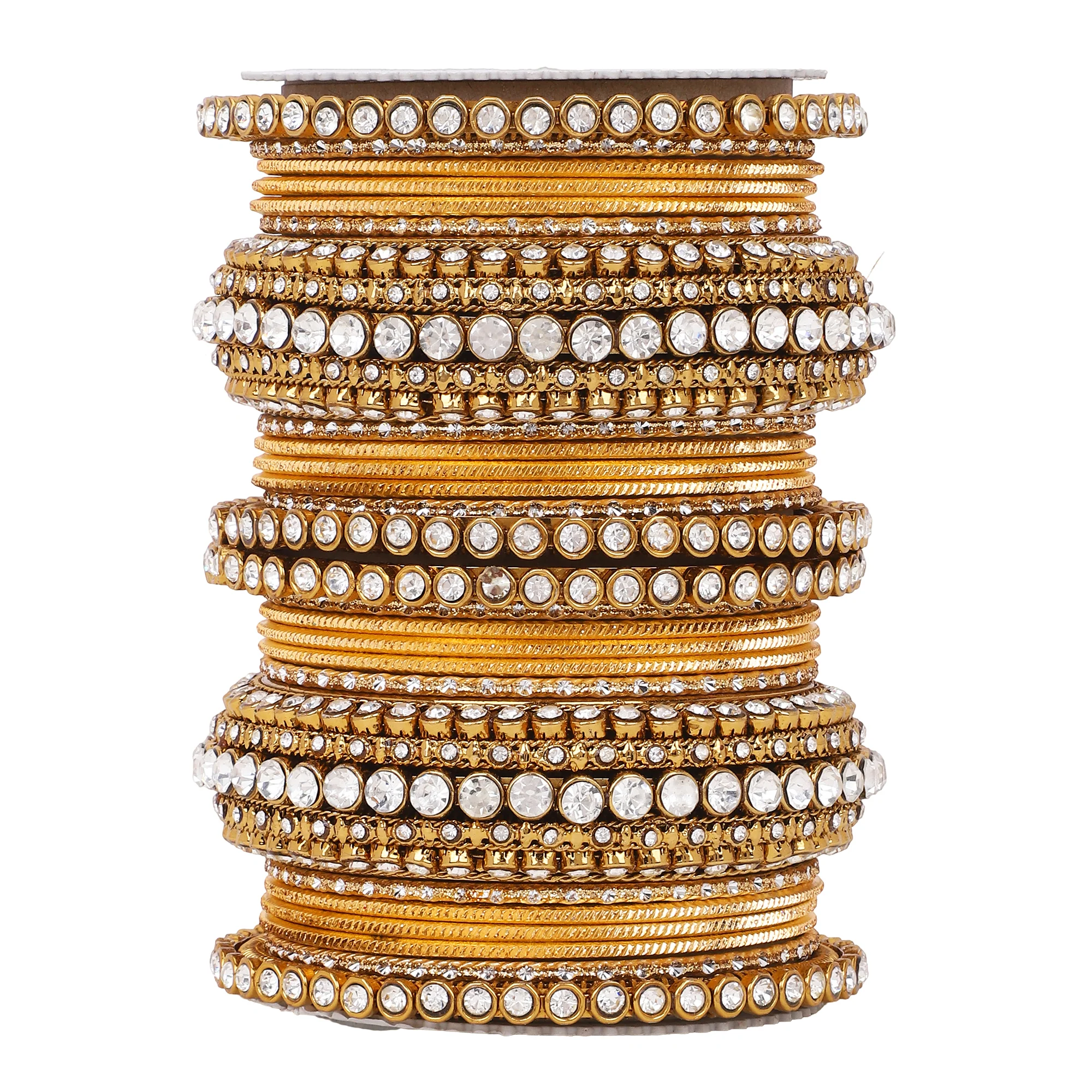 Stone bangle set with shimmer Bangles by Leshya - Image 2