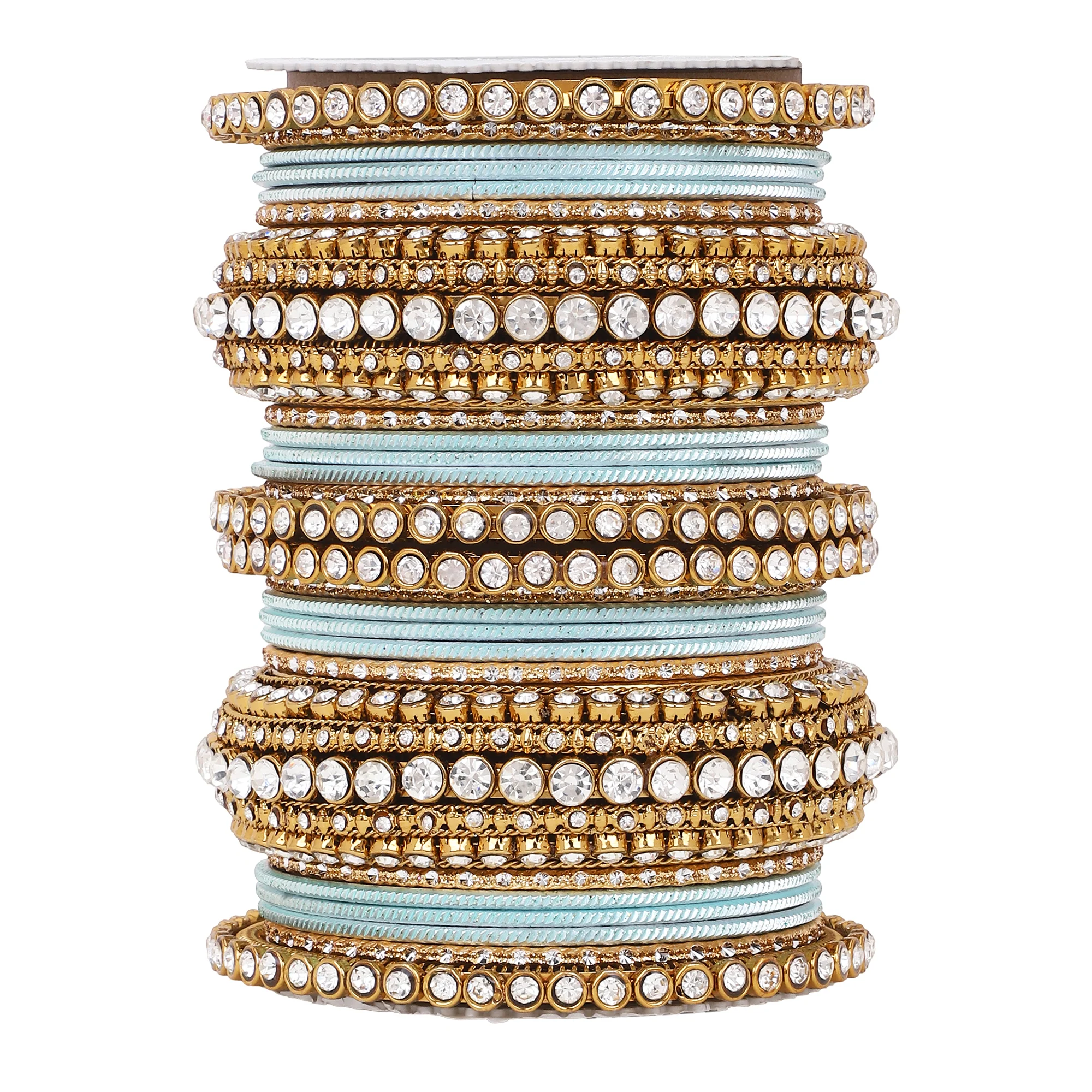 Stone bangle set with shimmer Bangles by Leshya - Image 20
