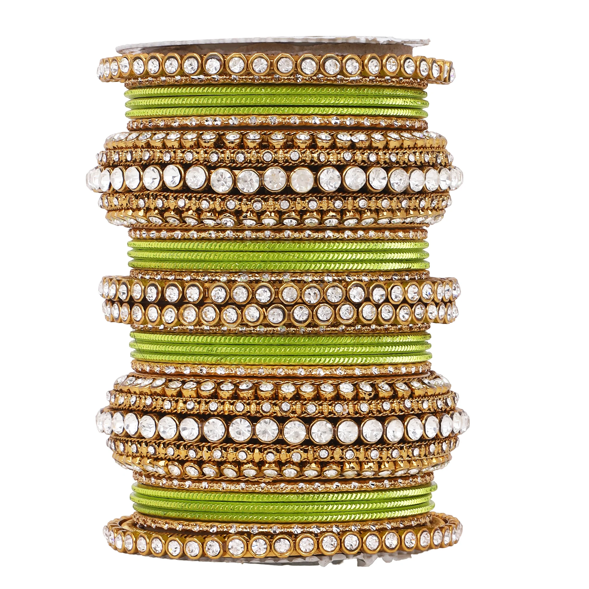 Stone bangle set with shimmer Bangles by Leshya - Image 5