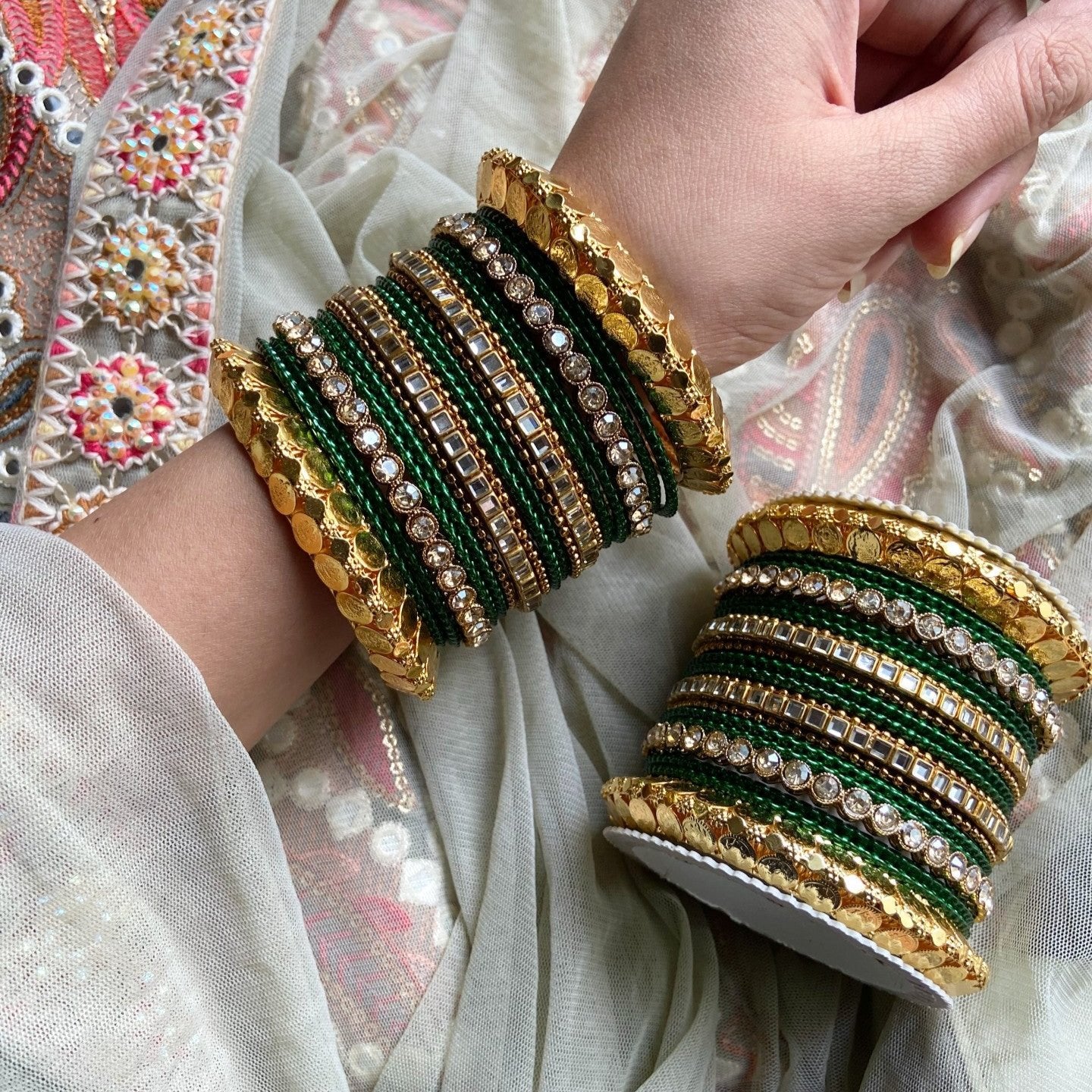 Traditional Bangle Set for two hands By Leshya - Image 3