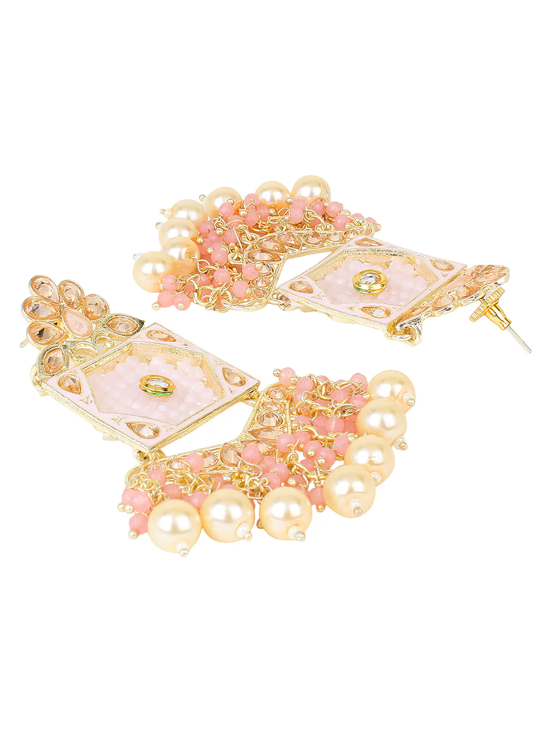Traditional Beaded Jhumki Earring by Leshya - Image 3