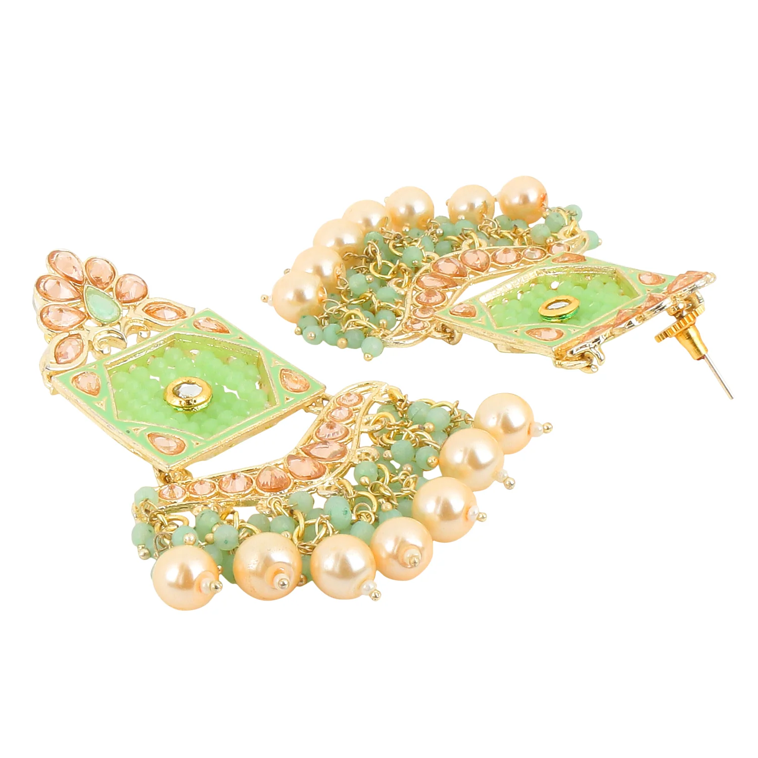 Traditional Beaded Jhumki Earring by Leshya - Image 5