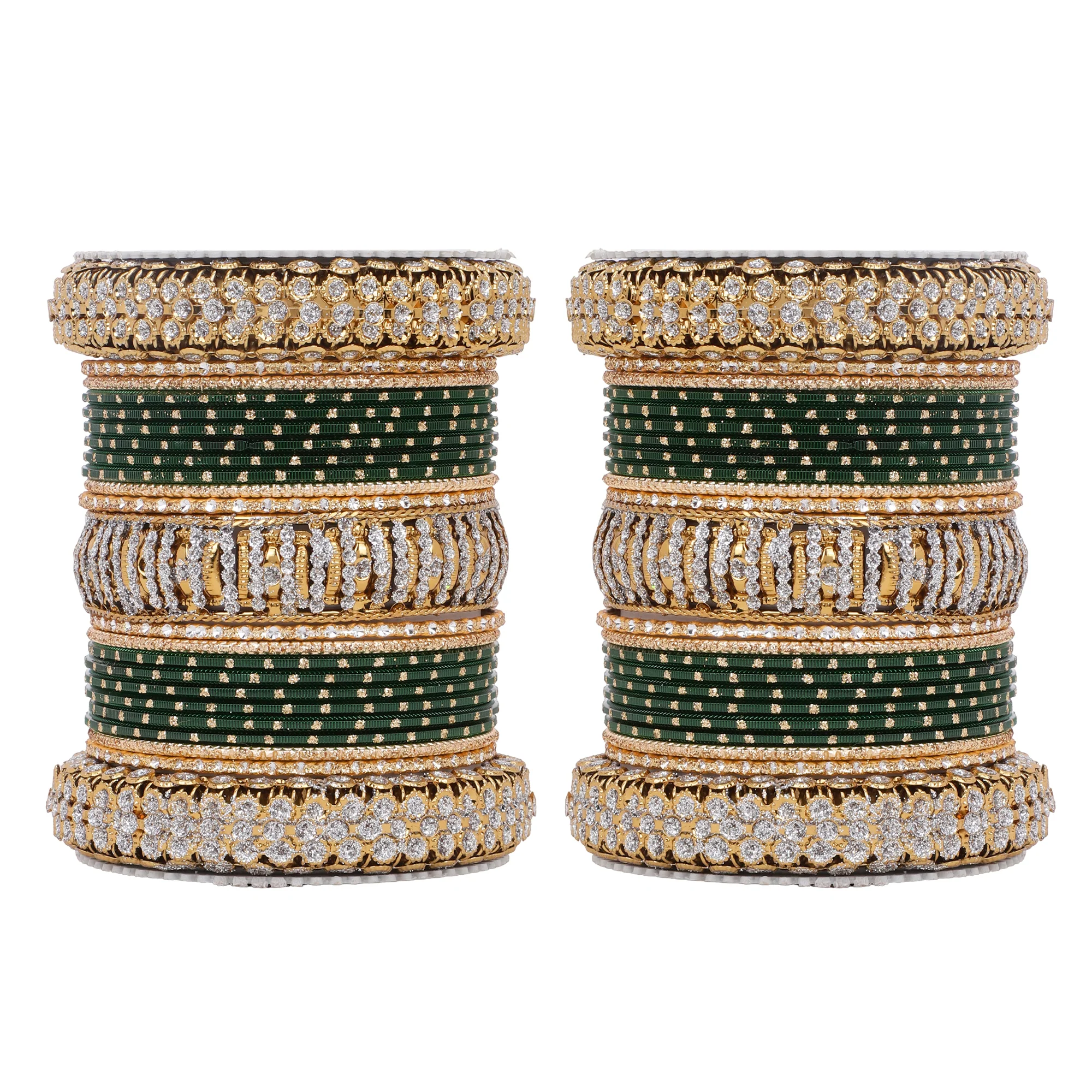 Traditional Bridal Bangle set by Leshya - Image 10