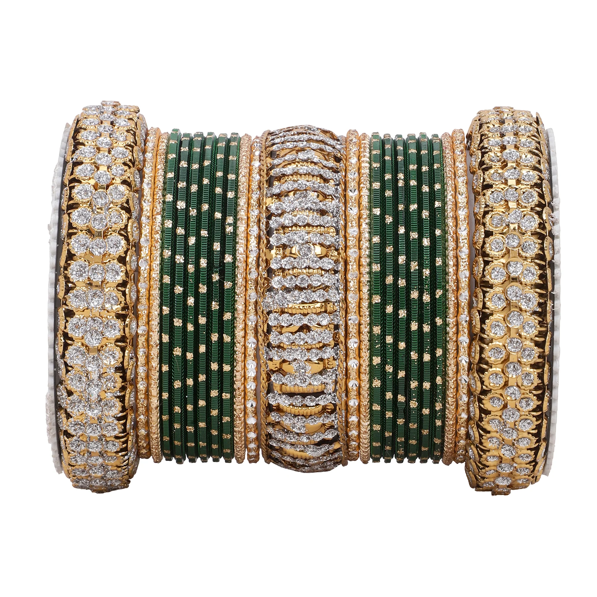Traditional Bridal Bangle set by Leshya - Image 11