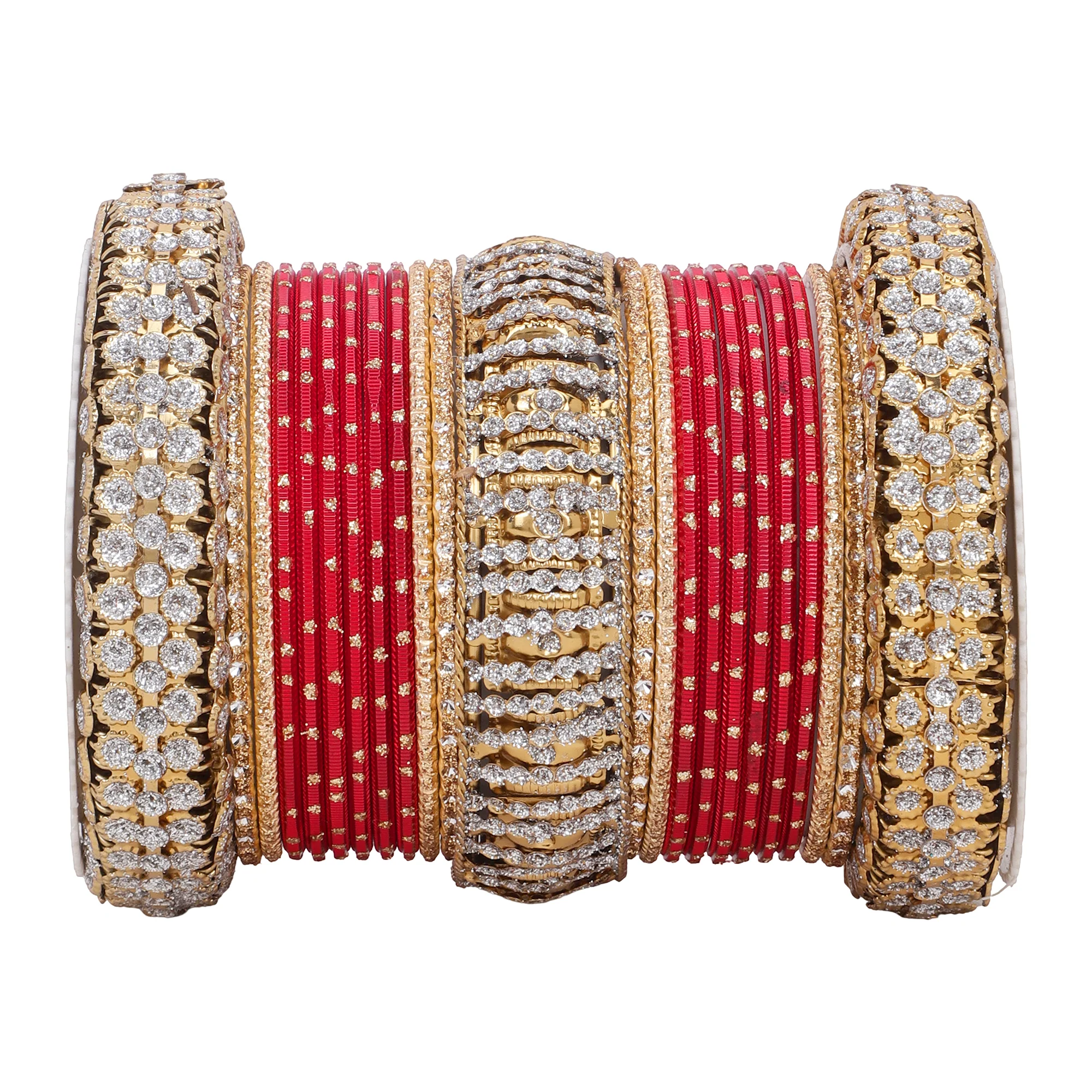 Traditional Bridal Bangle set by Leshya - Image 17