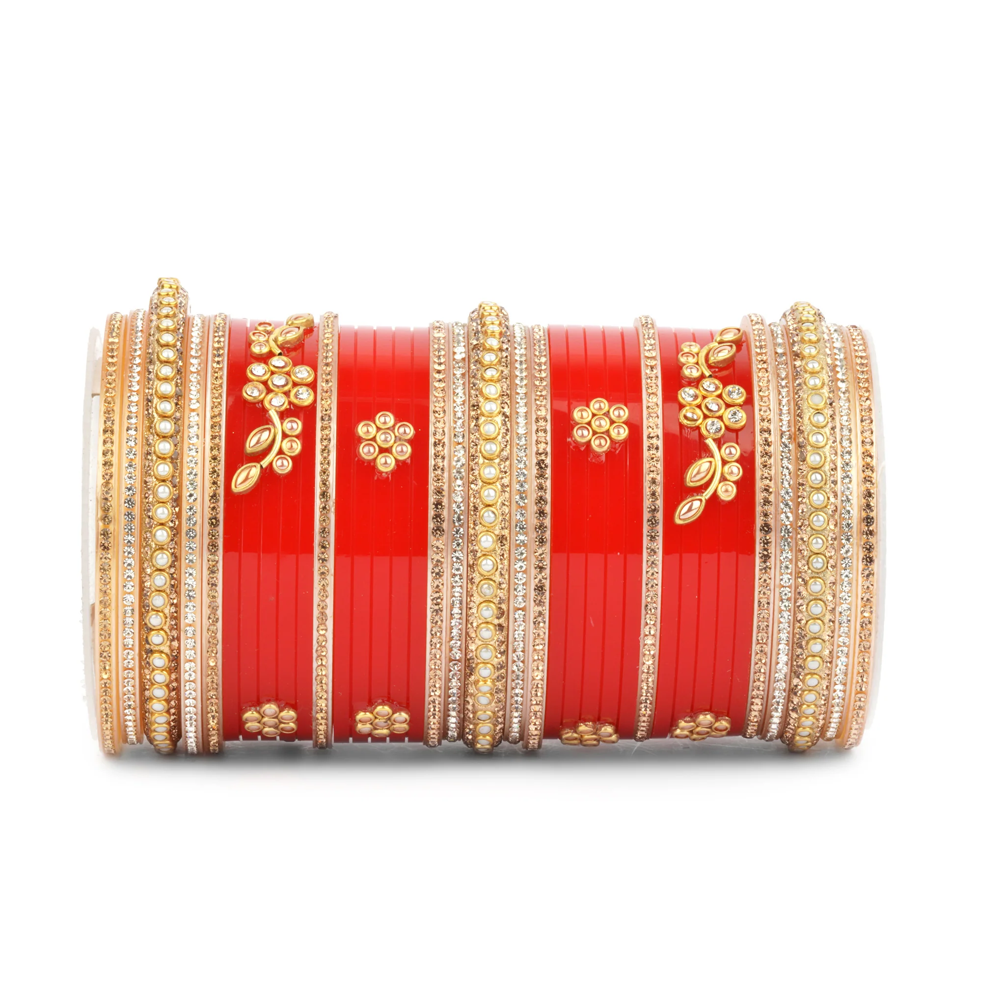Traditional Bridal Chura by Leshya - Image 2