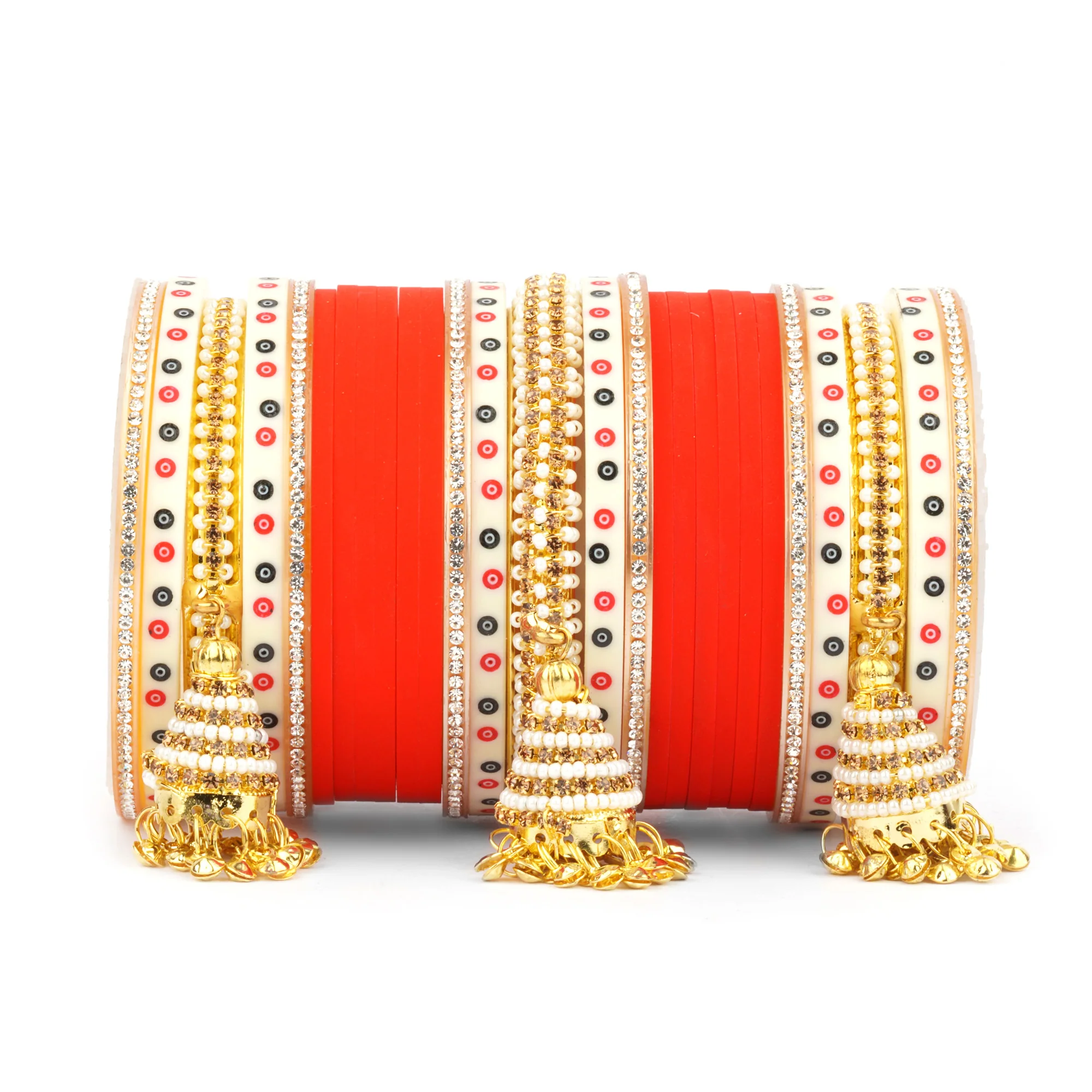 Traditional Bridal Chura by Leshya - Image 2