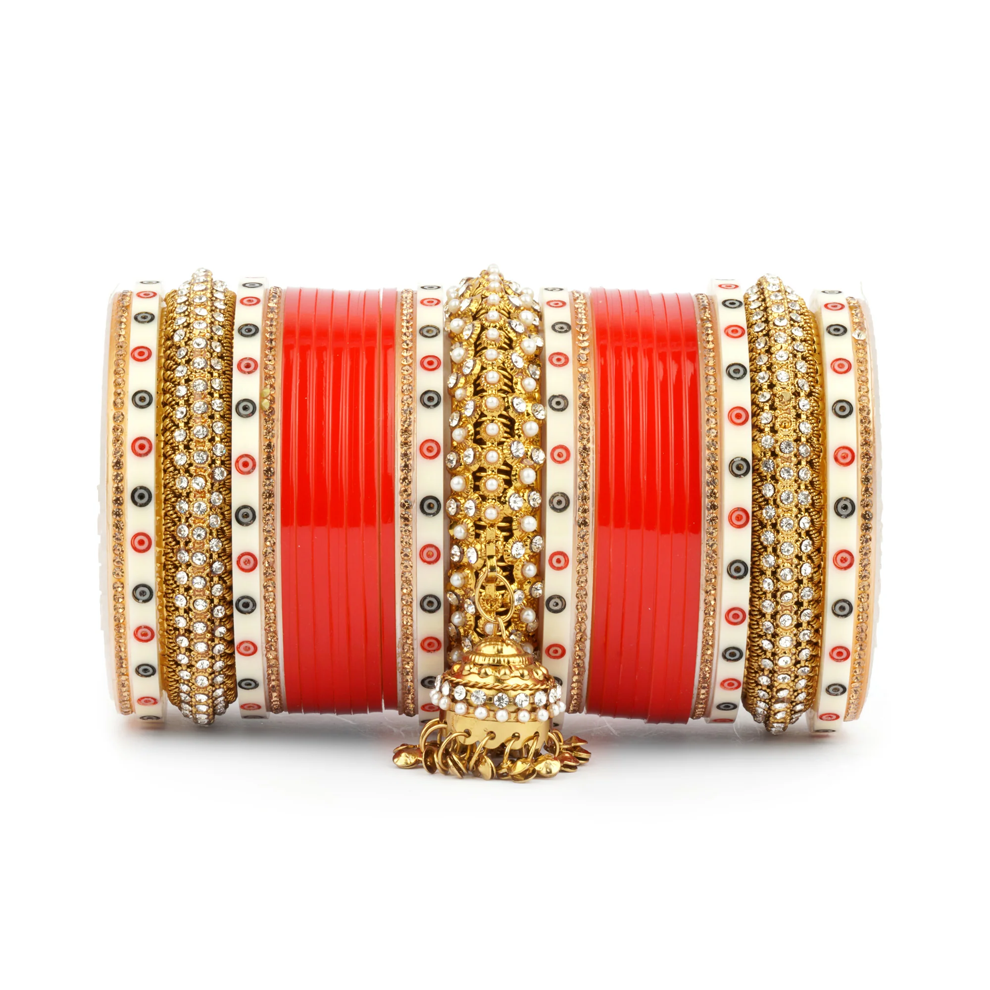 Traditional Bridal Chura by Leshya - Image 2