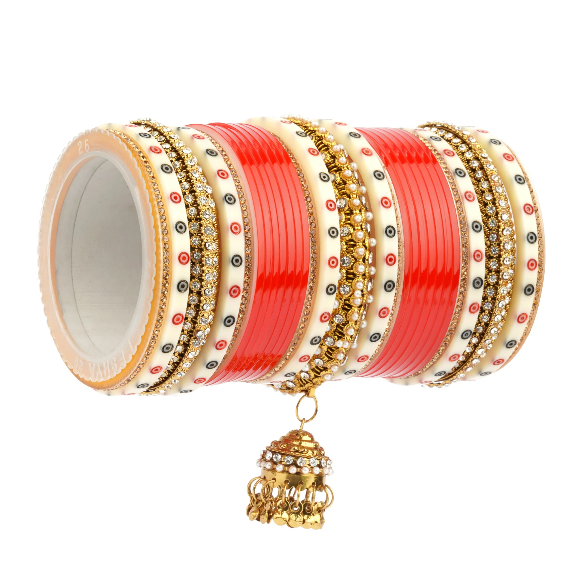 Traditional Bridal Chura by Leshya - Image 3