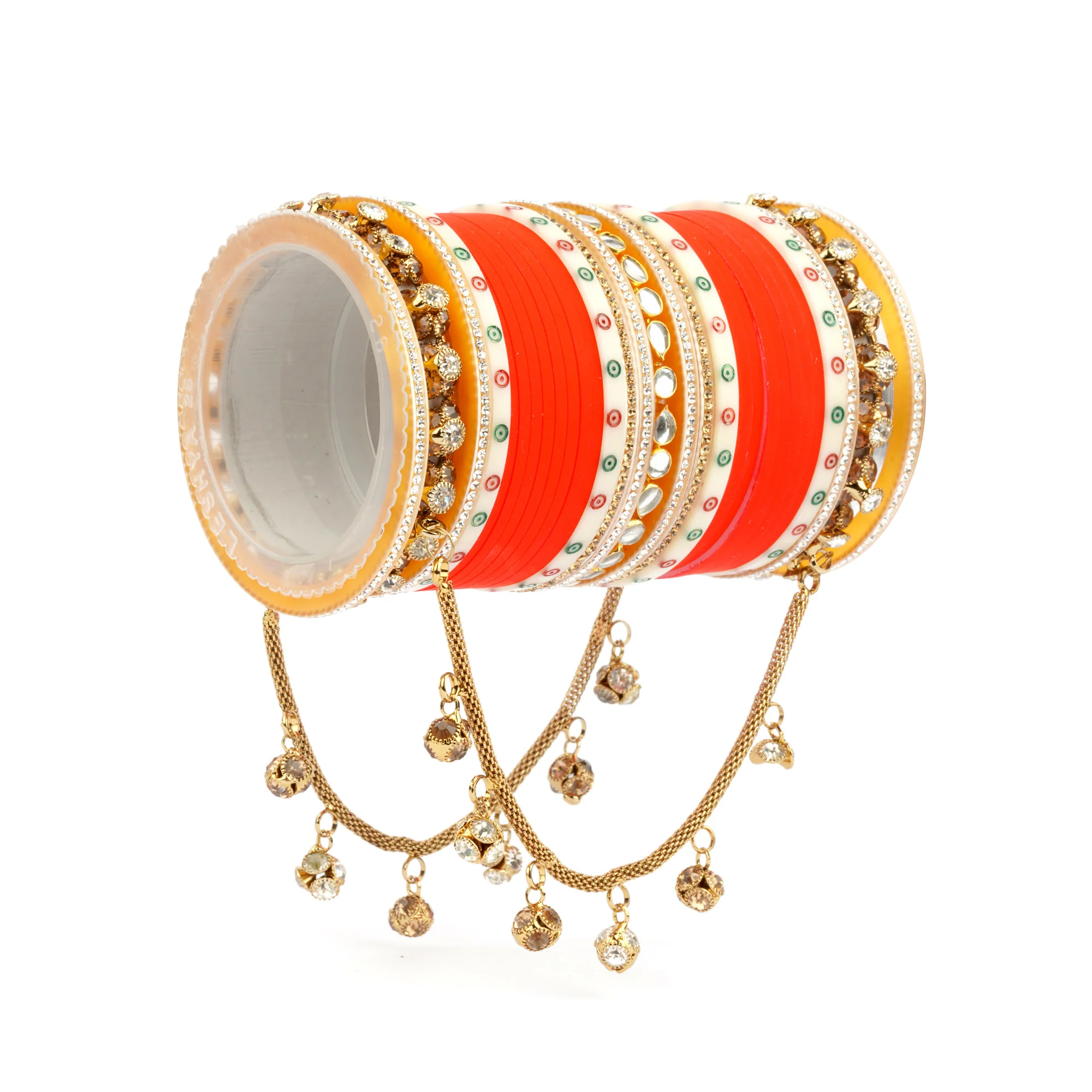 Traditional Bridal Chura by Leshya - Image 2