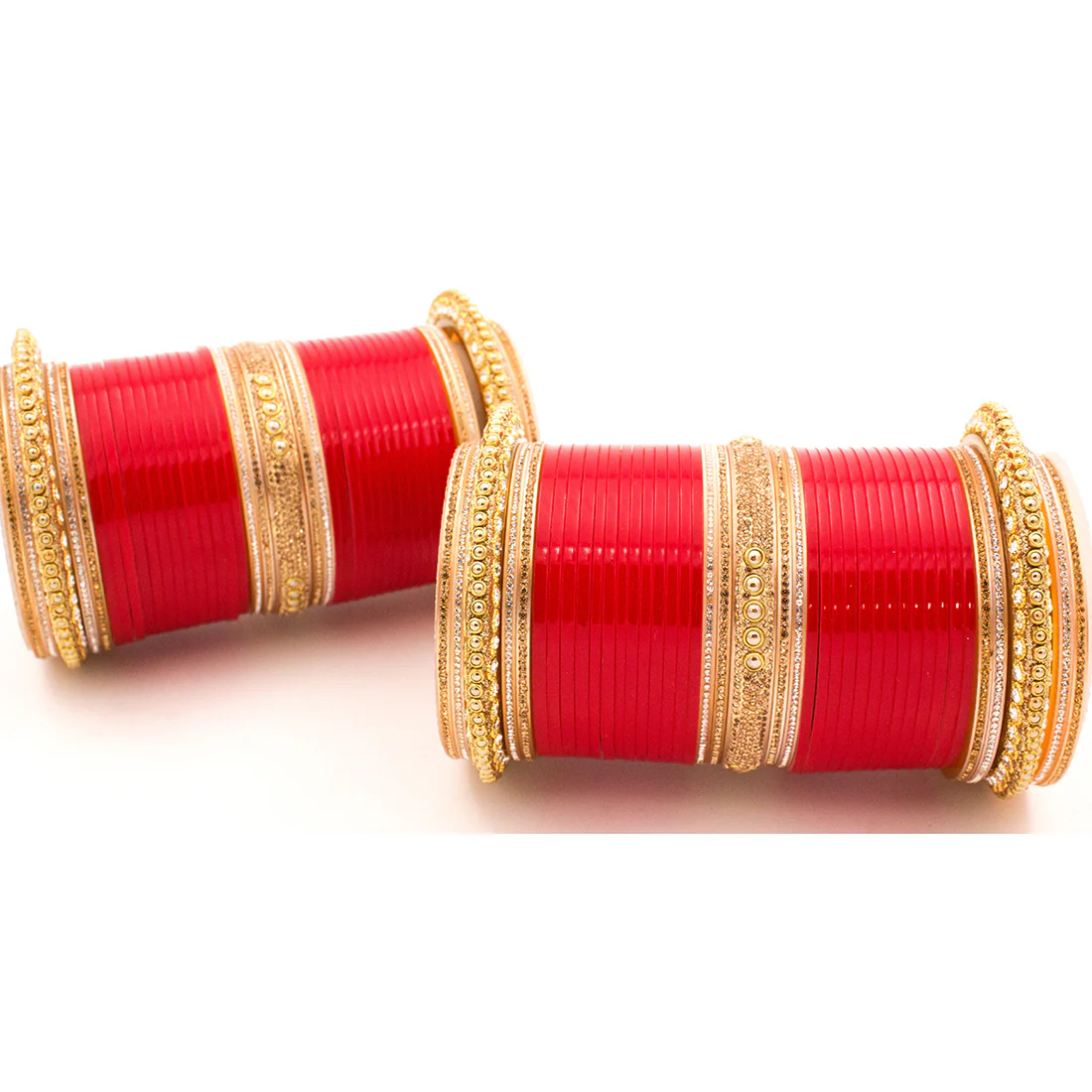 Traditional Bridal Chura by Leshya - Image 2