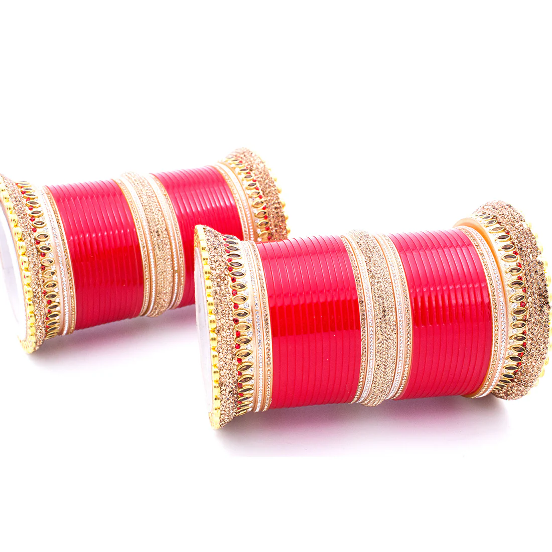 Traditional Bridal Chura by Leshya - Image 2