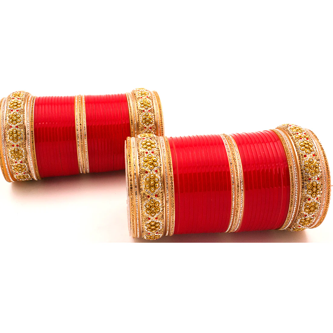 Traditional Bridal Chura by Leshya - Image 2