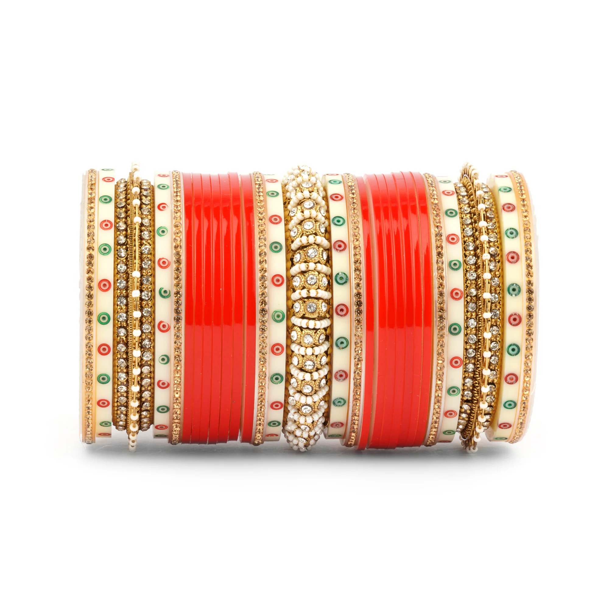 Traditional Bridal Chura by Leshya - Image 2