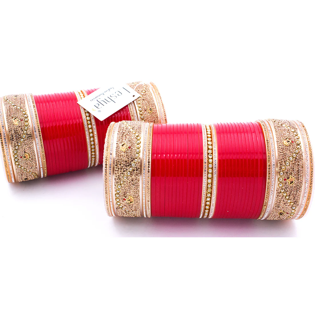 Traditional Bridal Chura by Leshya - Image 2