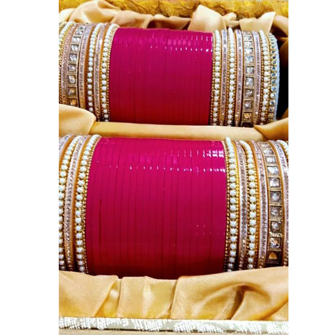 Traditional Bridal Chura by Leshya - Image 2