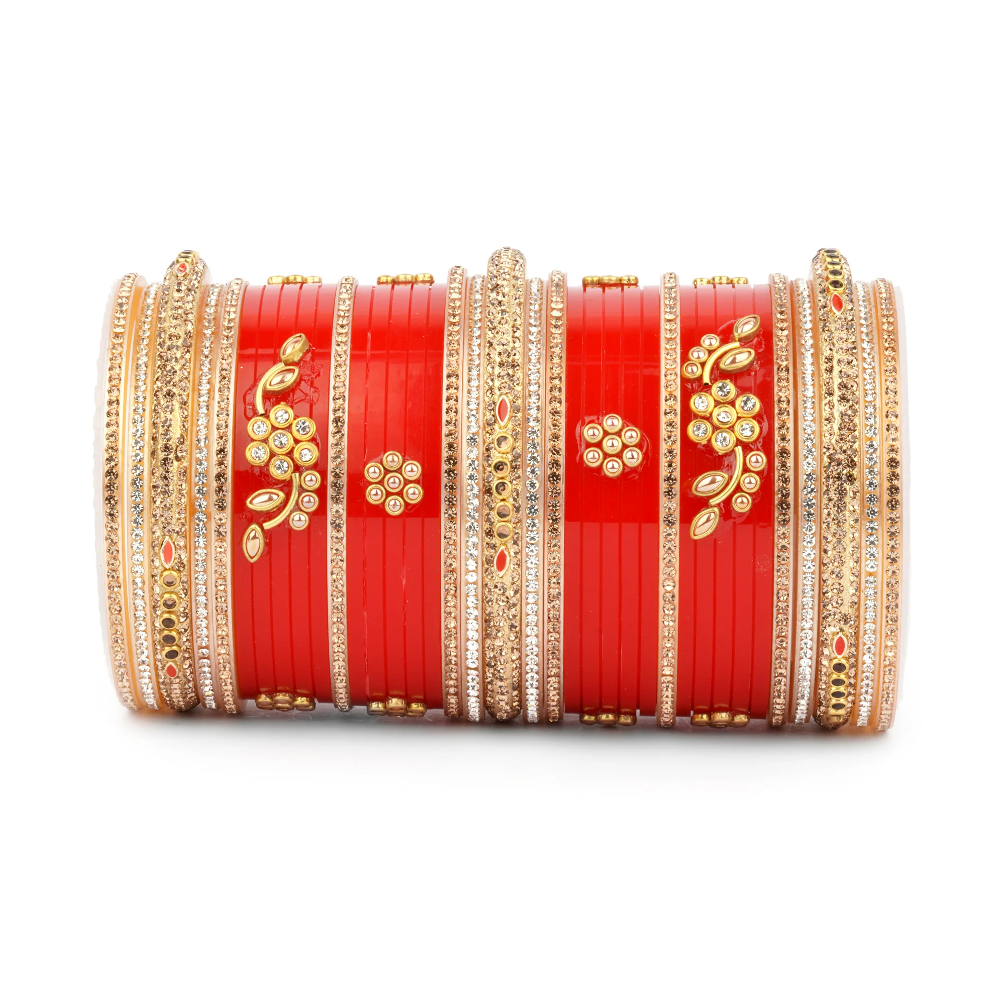 Traditional Bridal Chura by Leshya - Image 2