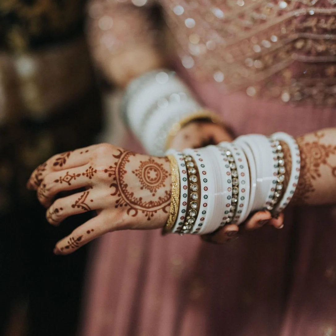 Traditional Bridal Chura with Stone Kada by Leshya - Image 3