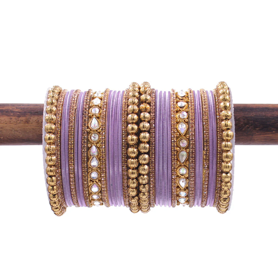 Traditional Ethnic Bangle Set by Leshya for women for both hands - Image 17