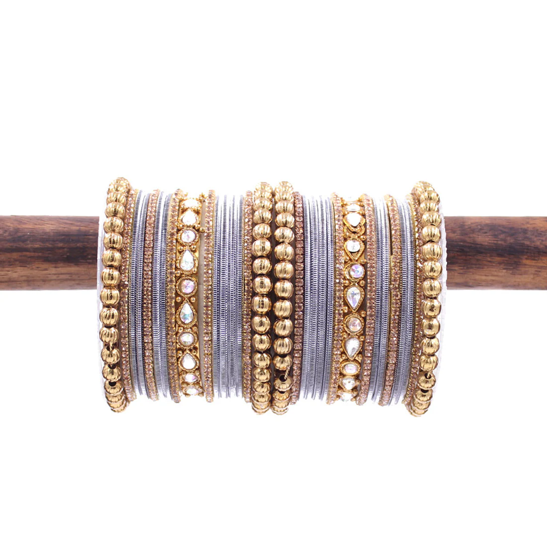 Traditional Ethnic Bangle Set by Leshya for women for both hands - Image 10