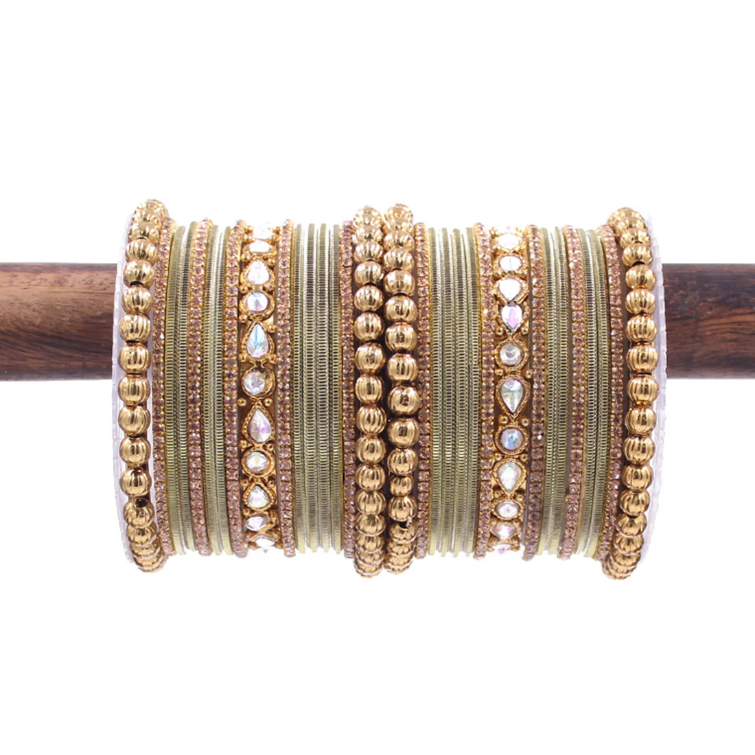 Traditional Ethnic Bangle Set by Leshya for women for both hands - Image 14