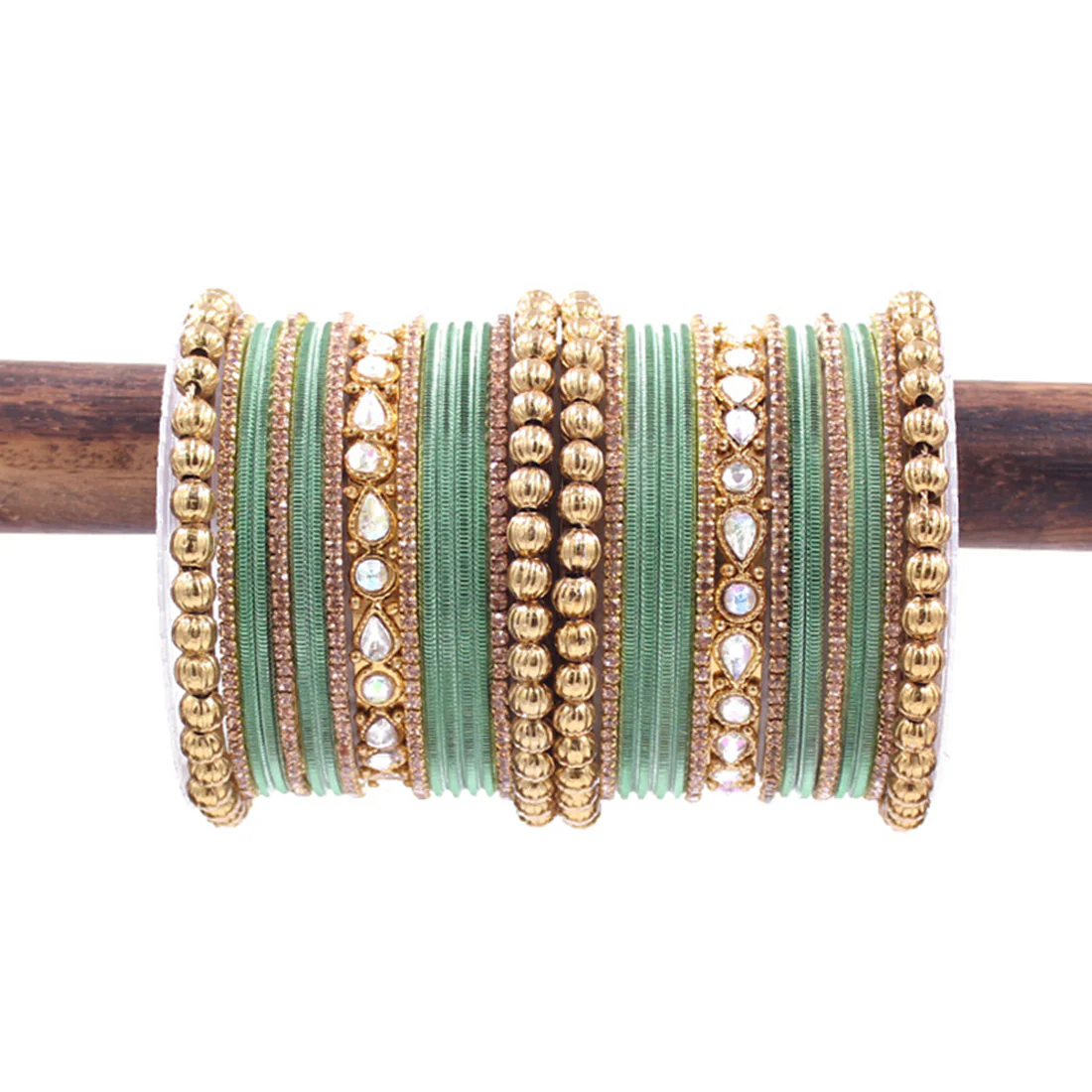 Traditional Ethnic Bangle Set by Leshya for women for both hands - Image 16