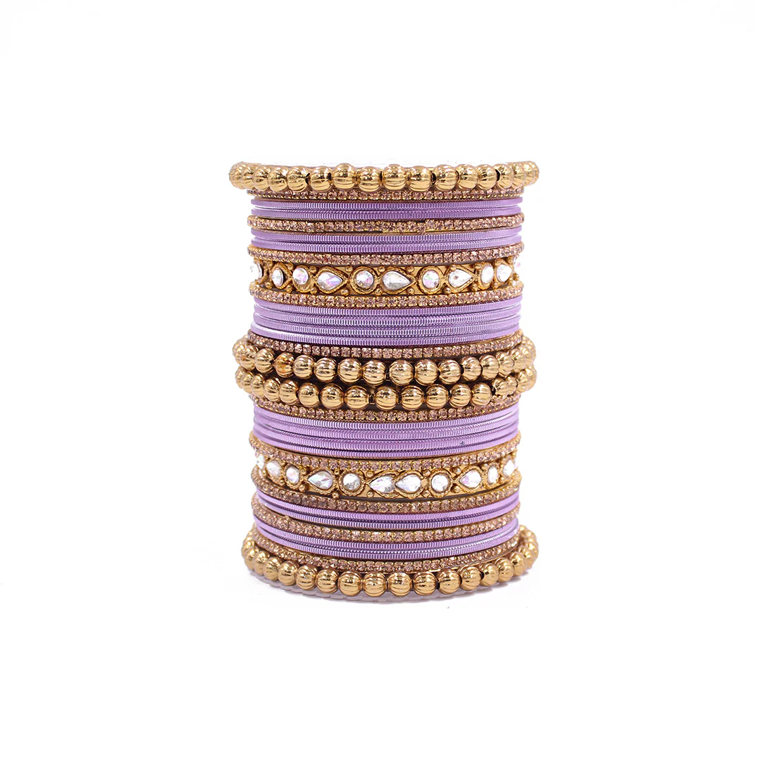 Traditional Ethnic Bangle Set by Leshya for women for both hands - Image 17