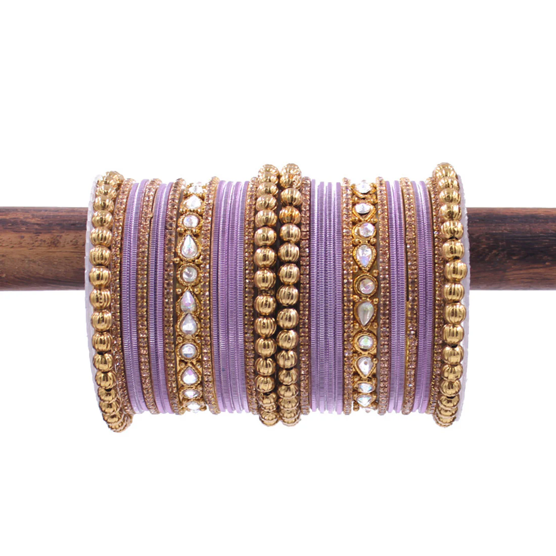Traditional Ethnic Bangle Set by Leshya for women for both hands - Image 18