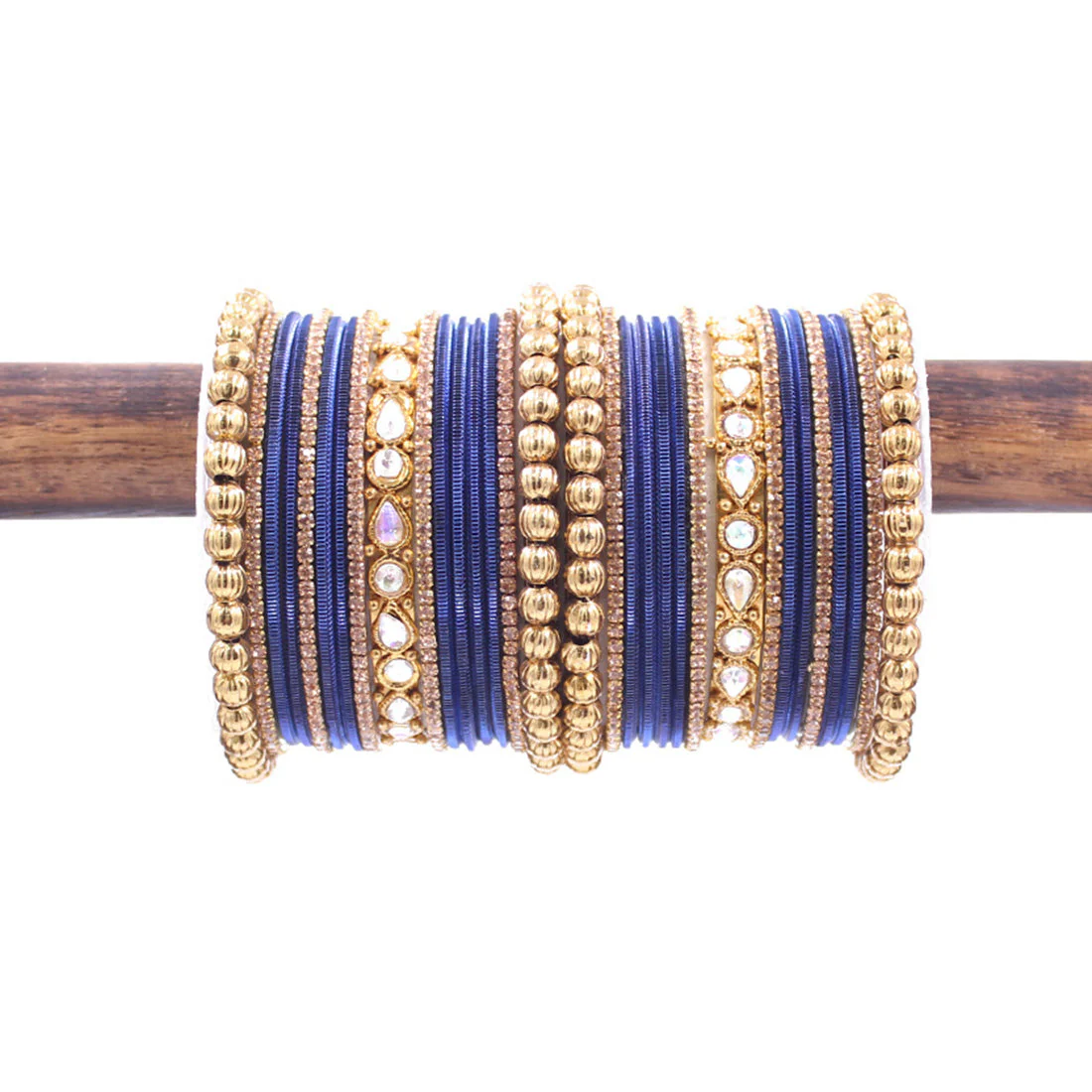 Traditional Ethnic Bangle Set by Leshya for women for both hands - Image 2