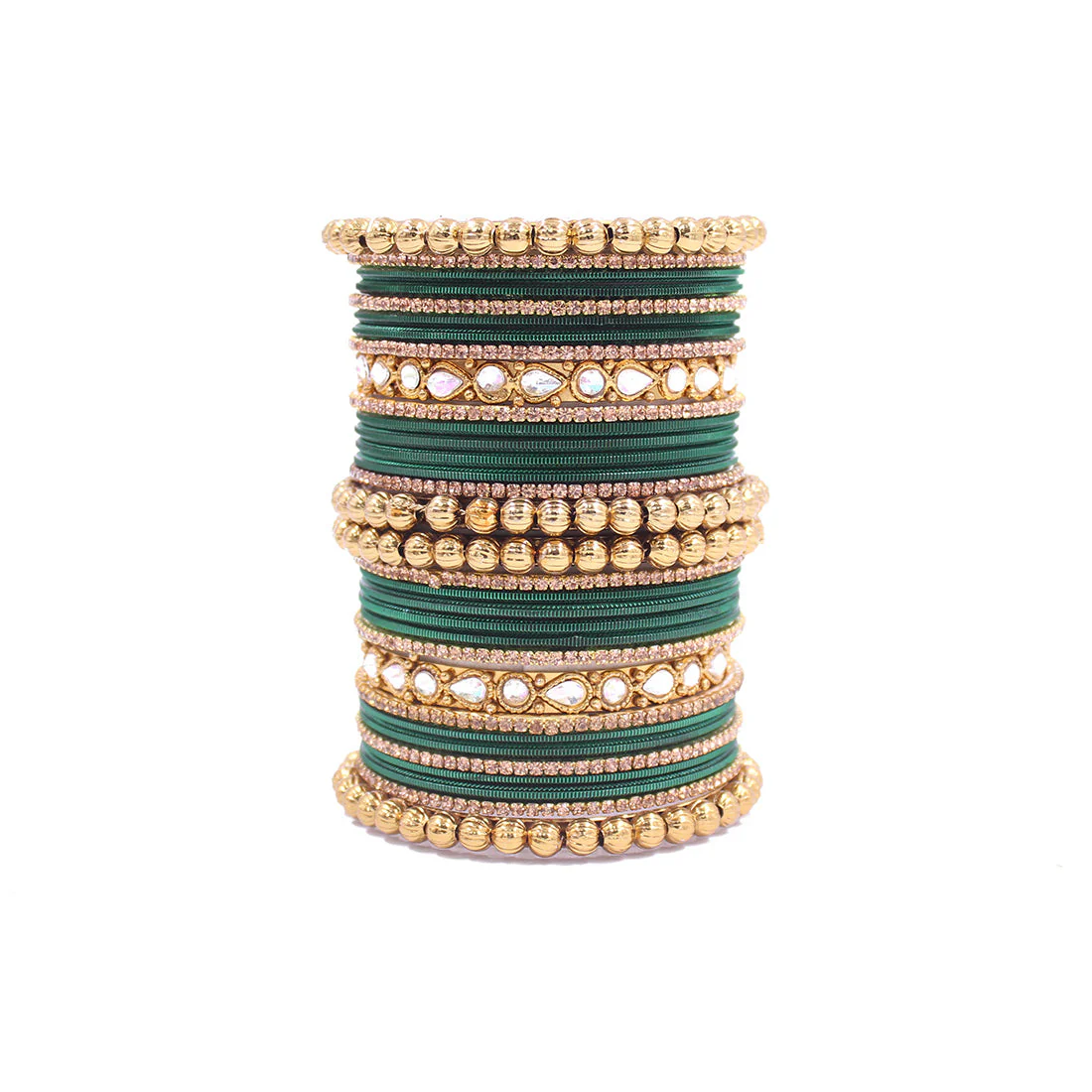 Traditional Ethnic Bangle Set by Leshya for women for both hands - Image 10