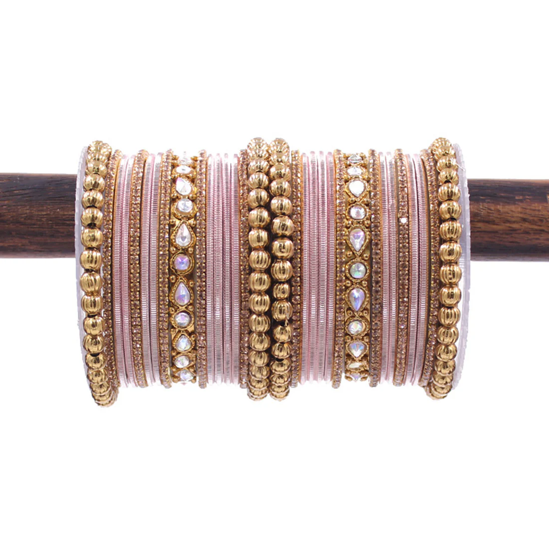 Traditional Ethnic Bangle Set by Leshya for women for both hands - Image 3