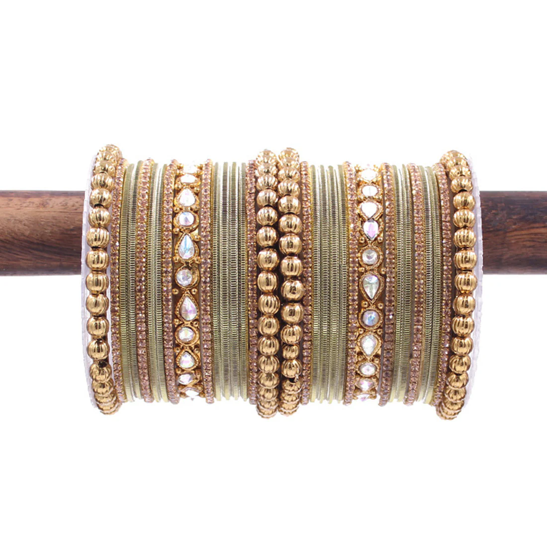 Traditional Ethnic Bangle Set by Leshya for women for both hands - Image 17