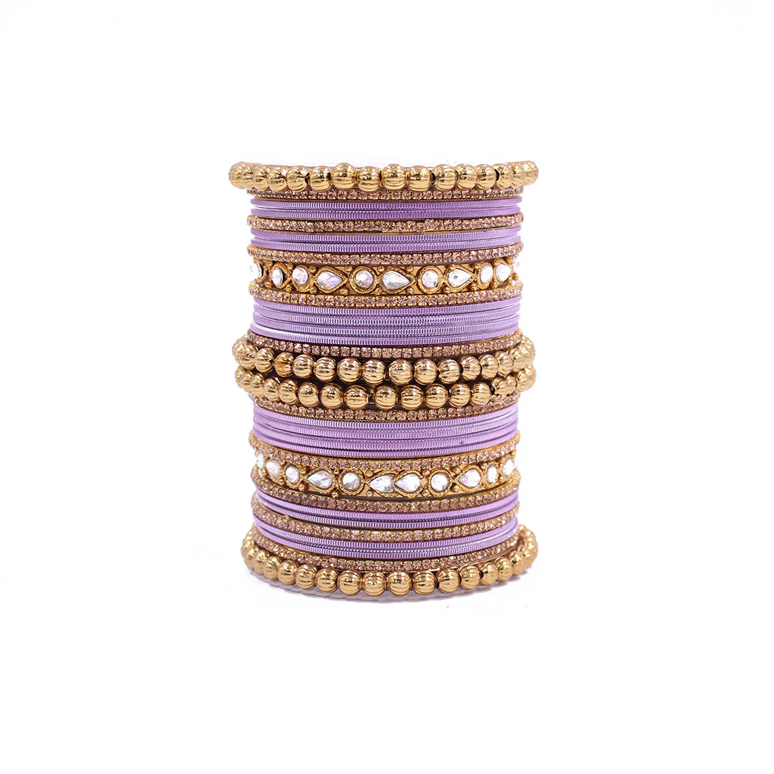 Traditional Ethnic Bangle Set by Leshya for women for both hands - Image 20