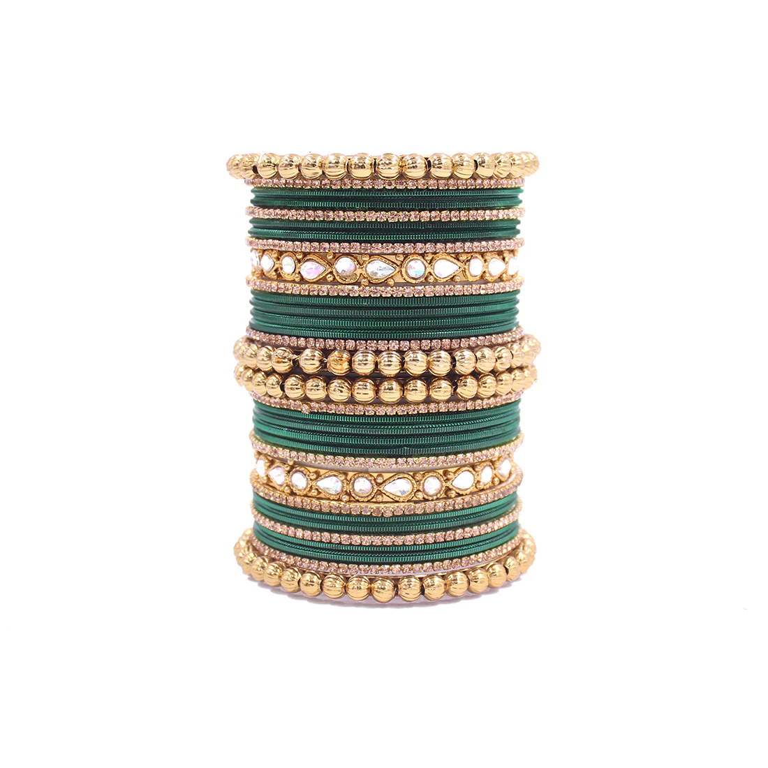 Traditional Ethnic Bangle Set by Leshya for women for both hands - Image 7
