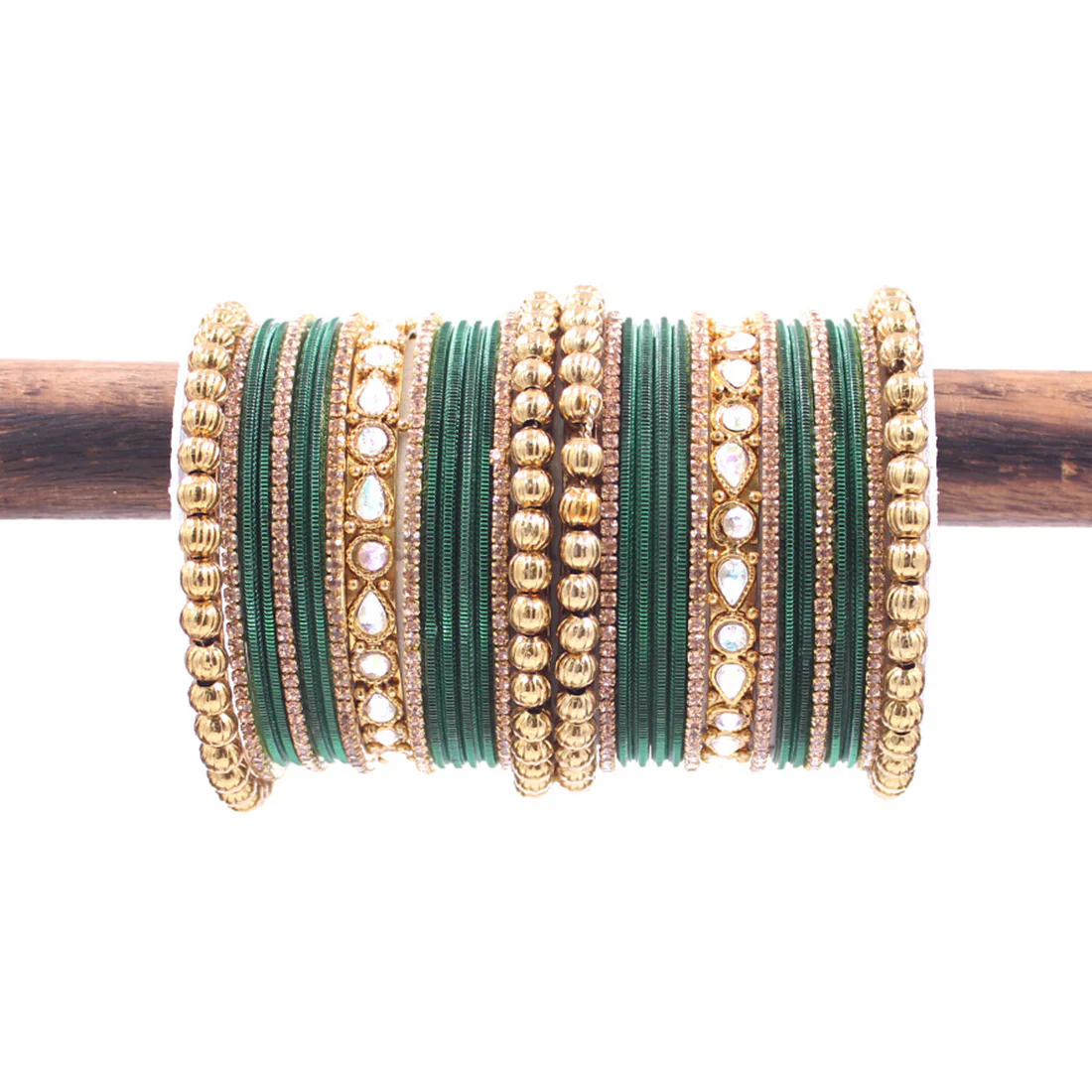 Traditional Ethnic Bangle Set by Leshya for women for both hands - Image 8