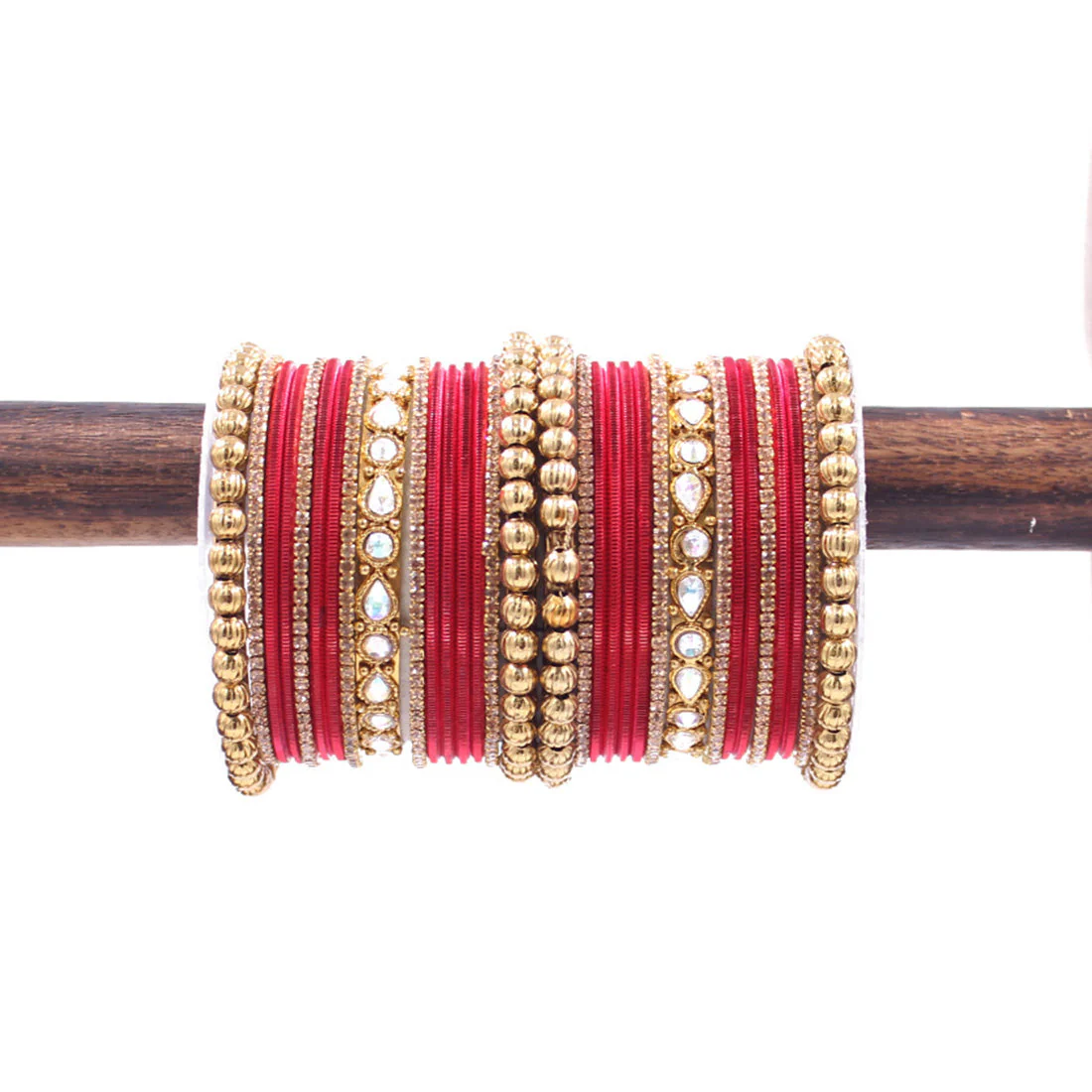 Traditional Ethnic Bangle Set by Leshya for women for both hands Plus size - Image 21